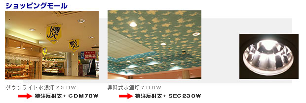 ショッピングモール　導入事例