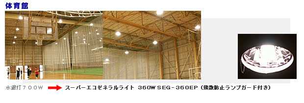 体育館　導入事例